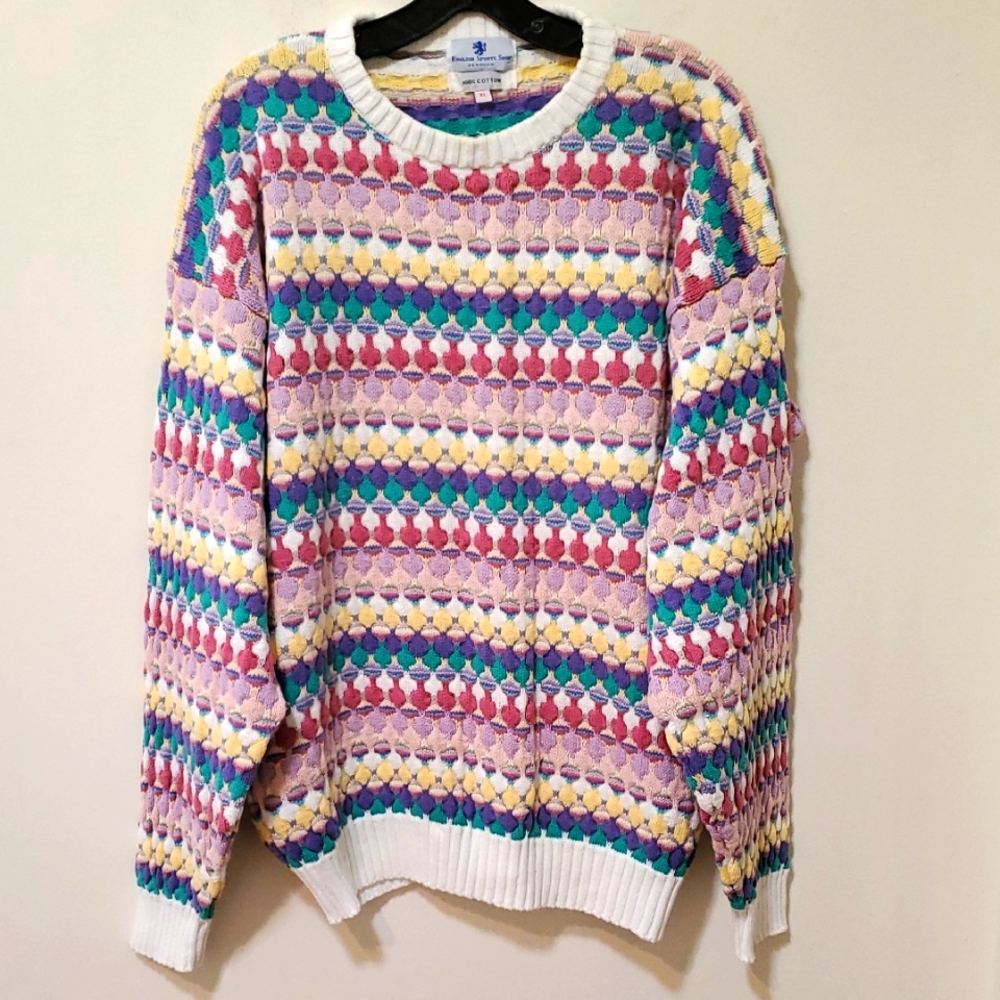 Vintage English Sports Shop Bermuda Mens Sweater